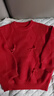嘟嘟家女童红色毛衣冬季儿童拜年服宝宝新年装喜庆过年服童装 新年红 实拍图