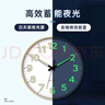 BBA 挂钟夜光创意钟表客厅卧室石英钟家用圆形时钟轻奢表玫瑰金30cm 实拍图