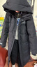 鸭鸭冰壳系列红色儿童长款羽绒服男女童冬季中大童装加厚极寒保暖外套 青黑色 170 （建议115-130斤） 卡码拍小 实拍图