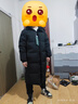 BOBBY BIZZ2024新款秋冬高端95%白鹅绒羽绒服男女大码长款过膝加厚保暖中戏 黑色（男女同款） 3XL 200斤左右（363g） 实拍图