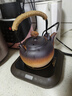 容山堂粗陶茶壶煮茶器茶具套装泡茶壶烧水壶电陶炉围炉煮茶碳炉酒精炉 祥云钮壶小容黑胡桃木纹炉 780ml 实拍图