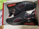 特步运动鞋新款男士潮流透气缓震气垫鞋厚底耐磨休闲跑步鞋健身旅游鞋 黑红 43 实拍图