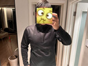SANFO PLUS三夫户外抓绒衣薄款赤焰二代保暖拉链抓绒立领衫弹力透气上衣男 黑色 XL 实拍图