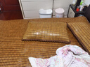 黛安居麻将凉席枕套夏季竹席枕头套一对单人冰丝枕头套枕片 咖啡色竹枕套-2只 45*72cm 实拍图