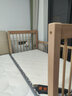 秋莹可升降榉木拼接床实木儿童床婴儿床加宽拼接大床小孩床边床拼接床 三护栏+6cm乳胶棕垫(高度可调节) 可升降长150宽80高35【60护栏】 实拍图