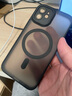 KEKLLE【肤感磁吸】适用iPhone12手机壳苹果12保护套磁吸无线充电磨砂防摔镜头全包软边保护套 午夜黑 实拍图