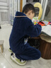 芬腾儿童睡衣男法兰绒卡通秋冬翻领男童睡衣家居服Q9984741076 实拍图