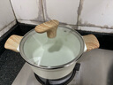 苏泊尔（SUPOR）汤锅麦饭石色轻铸不粘双耳煮锅炖锅泡面锅明火电磁炉通用酷石系列 ET20LAP01- 20cm 实拍图