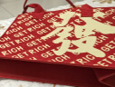 【新年爆款】新年国潮中国红毛毡手提袋托特包大容量节日礼品袋 發 中包 实拍图
