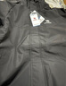 骆驼（CAMEL）户外登山服中性加绒防泼水风衣外套 C34CW0L4626A 幻影黑 XL 实拍图