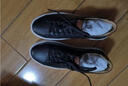 百丽低帮板鞋男牛皮革简约休闲鞋小白鞋A0548CM1 黑/杏2 41 实拍图