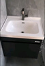 四季沐歌现代简约陶瓷一体盆浴室柜组合卫生间洗漱洗脸洗手台盆柜组合套装 60CM柜+陶瓷一体盆+智能镜子 实拍图