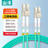 山泽(SAMZHE)电信级万兆光纤跳线 LC-LC多模双芯OM3-300 低烟无卤入户光纤线 收发器尾纤2米G3-LCLC02 实拍图