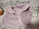 班尼路（Baleno）S&K摇粒绒立领开衫毛外套女2025秋冬加厚双面珊瑚绒冲锋内胆上衣 实拍图