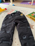 WALNUT DUCK小黄鸭儿童冬季加厚束脚长裤新款休闲保暖冬装轻薄羽绒裤潮FK939 黑色 110 （建议身高100-110） 实拍图