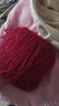 3两松鼠绒毛线团中粗线手工编织diy勾帽子线毛衣材料宝宝绒线手编 05二红 实拍图