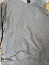 骆驼（CAMEL）长袖圆领套头卫衣男宽松休闲运动打底衫 J13CAYL6063 中花灰 XL 实拍图