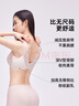 松山棉店小棉花新疆棉杯里文胸女10A抑菌无钢圈软支撑可拆卸杯垫胸罩内衣 灰紫 XL (B85/C85/D80) 实拍图