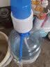 争理正 手压式饮水器矿泉水桶手动压水器饮水机抽水泵吸水器桶装取水器 升级款蓝色压水器 实拍图