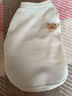 华夫格小熊背心小狗狗宠物衣服薄款夏装泰迪比熊中小型犬秋天春款 猫咪衣服-乳白色 L码 实拍图