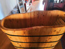 川池（CC） 木桶浴桶沐浴桶 洗澡泡澡桶香柏木沐浴盆加厚美容院专柜 1米3长+头靠+坐靠+阀+管+误差 2cm 实拍图