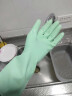 妙洁 清洁洗衣洗碗家务做饭橡胶手套 防水防滑皮厨房 中号（灵巧型） 实拍图