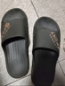 惠夫人拖鞋男外穿夏季大码情侣家用软底浴室洗澡防滑凉拖女户外夏天 【升级款】黑金 46-47 (适合45-46码穿) 实拍图