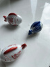 LICHEN景德镇中式古典青花小摆件陶瓷漂浮鱼鱼缸装饰观赏工艺 红色小号鱼 实拍图