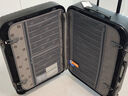 ITO行李箱铝框箱男女大容量万向轮托运拉杆箱小型密码箱登机箱旅行箱 黑曜灰 25英寸 需托运 实拍图
