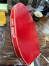 红双喜乒乓球拍胶皮狂飙3兵乓球胶皮普狂三狂3反胶套胶狂飚3 狂飚3（红色1片 硬37厚2.15） 实拍图