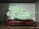 匠驴百财聚来白菜摆件玉石办公室桌面客厅玄关装饰公司乔迁开业礼物 【京仓直发】小号长37宽10高26厘米 实拍图