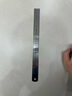 钢尺1米不锈钢直尺铁钢尺加厚硬尺子15cm/30cm/50cm高精度钢板尺 【长度30cm】 【1把装】 实拍图