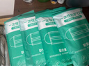职安康 白色一次性囗罩 成人蓝色三层含熔喷布防飞沫防粉尘舒适男女民用透气防护口罩 白色【100只/4包】 实拍图