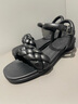 爱步（ECCO）凉鞋女 夏季方头一字带通勤休闲百搭粗跟凉鞋 雕塑233803 黑色23380301001 36 实拍图