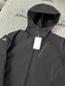 安踏（ANTA）商务羽绒服丨防泼水三层聚暖连帽保暖男士内绗不臃肿羽绒外套 基础黑-3 XL (男180) 实拍图