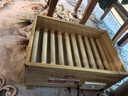湘森实木烤火炉取暖器家用暖脚器电暖足烤火箱家用烤火器办公室烘脚器烤脚取暖器电热烤火盆暖脚神器MX 45*32CM实木单人加大款【过热保护+智能温控】 实拍图