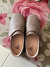 足力健老人鞋秋季中老年百搭乐福鞋单鞋妈妈鞋女士休闲皮鞋 8690K卡其37 实拍图