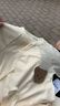 缤丽猫 新生儿连体衣纯棉无骨哈衣春秋装初生宝宝衣服婴儿偏襟系带四季 偏襟连体衣-净面小熊【偏大】 59cm 建议1-3个月 实拍图