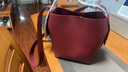 拉菲斯汀门票福桶包2025新款真皮单肩斜挎包女小众手提水桶包 621896 拉菲红【头层牛皮大号】 实拍图