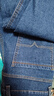 真维斯（JEANSWEST）牛仔裤男冬季加绒加厚保暖防寒潮牌百搭休闲长裤子蓝色加绒31 实拍图