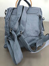 BOYCLN品牌 双肩包女 日系电脑背包尼龙帆布书包大容量旅行包通勤出差包 雾霾蓝 实拍图