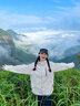 361°户外风衣男女三合一两件套可拆卸秋冬款保暖防风登山连帽夹克外套 超级黑（加厚三合一） M 实拍图