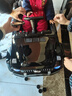 好孩智儿童电动车可坐大人可驾驶遥控汽车玩具车亲子越野车小孩宝宝童车 烤漆黑+六驱/皮座+天能超大电双电瓶 实拍图