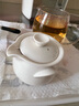 陶立方 德化玉瓷盖碗陶瓷茶具三才碗家居自用白瓷茶碗功夫茶具泡茶杯 玉瓷手抓壶 实拍图
