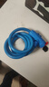 凤恩自行车锁防盗密码锁山地车便携式锁头电动车车锁钥匙锁单车配件锁 蓝色）防盗钥匙锁【带锁架110CM 实拍图