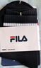 FILA 斐乐官方女士袜子中腰袜新款时尚舒适运动袜休闲袜中筒袜 传奇蓝-NV XS 实拍图