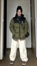 骆驼火山羽绒服1.0情侣男女加厚防极寒鸭绒面包服外套冬季城市轻户外 幻影黑，男款 XL 实拍图