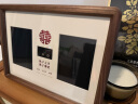 时几初实木结婚证相框架领证周年纪念结婚照证件收纳黑胡桃木摆台 实拍图