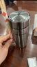 万象（WANXIANG）男女士保温杯280ML钛银色商务办公带茶漏水杯便携弧形泡茶杯 实拍图