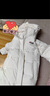 斐乐斐乐女装羽绒服女冬季时尚休闲中长款羽绒服保暖外套 标准白-WT 160/80A/S 实拍图